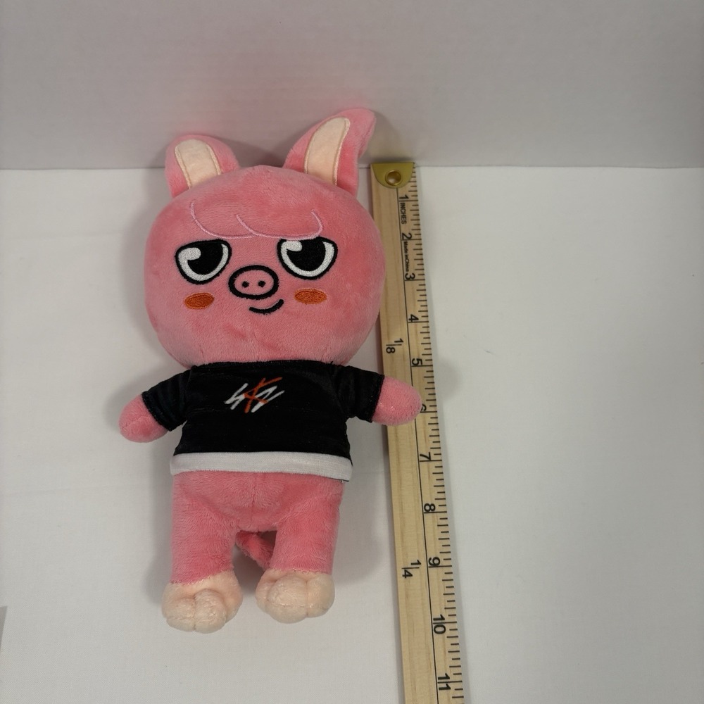 Stray Kids Changbin Skzoo Dwaekki Original Size Official Plush Pink Toy - Picture 2 of 4